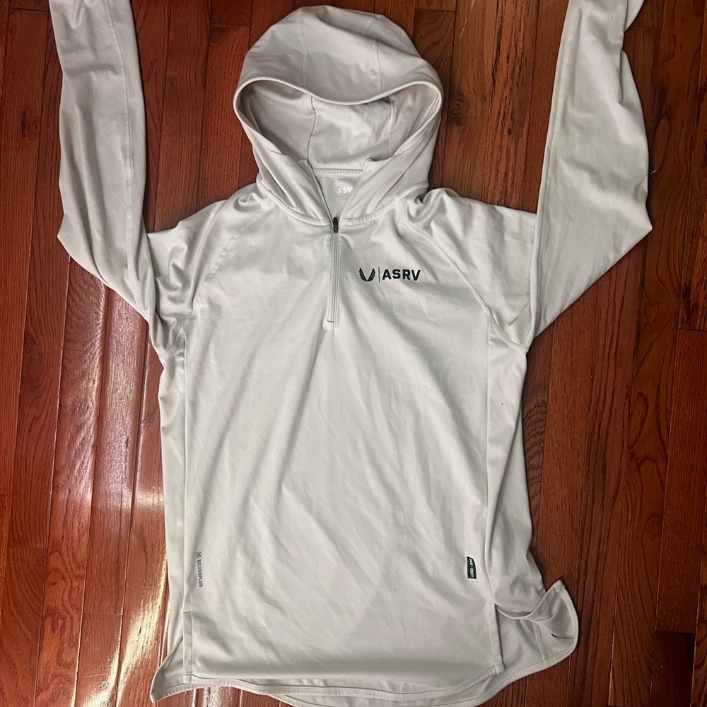 ASRV Cream Hooded Sweatshirt